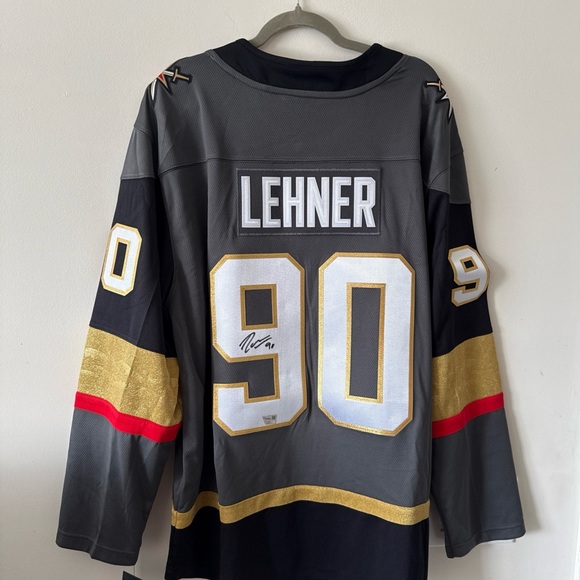 Fanatics Other - Men’s Fanatics Robin Lehner #90 Signed Vegas Golden Knights Jersey Sz XL - NWT